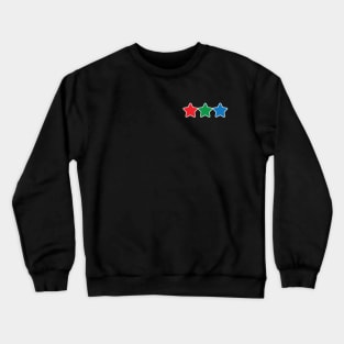 ABS-CBN Christmas SID Red Green Blue Stars Crewneck Sweatshirt